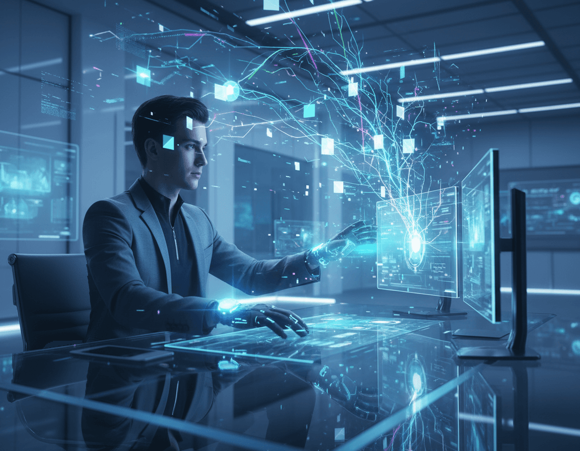 Student exploring an AI-powered career dashboard